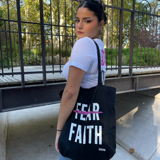 FEAR FAITH - Eco Tote Bag