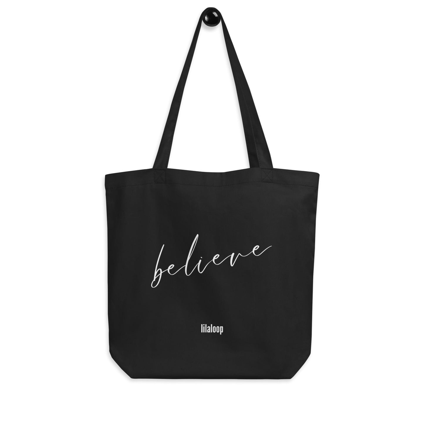 Believe - Eco Tote Bag - lilaloop - Tote Bag