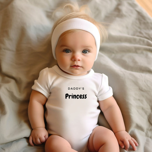 Daddy's Princess - Baby Bodysuit - lilaloop - Baby Bodysuit