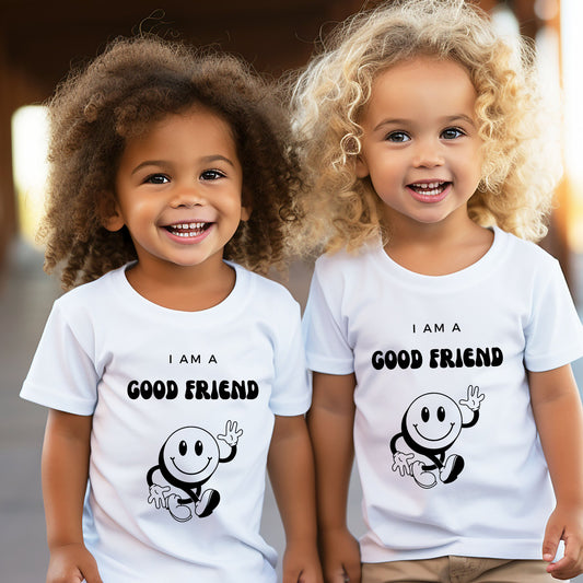 I am a good friend - Toddler Tee - lilaloop - Toddler Tee