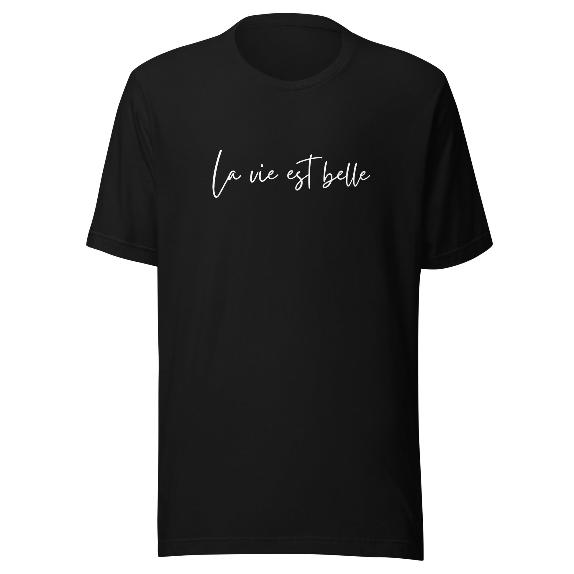 La vie est belle - Unisex t-shirt - lilaloop - T-shirt
