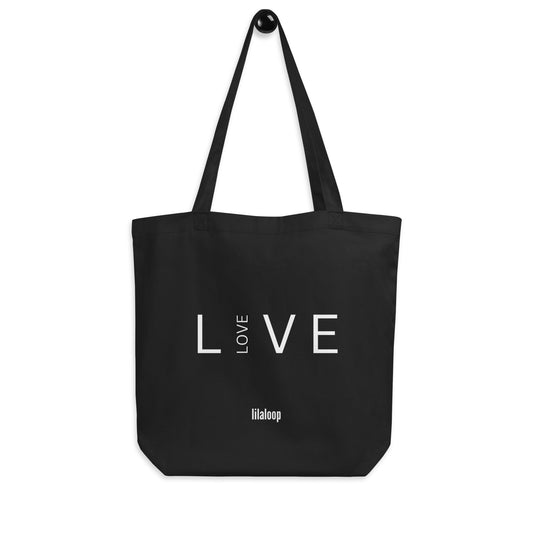 LIVE LOVE - Eco Tote Bag - lilaloop - Tote Bag