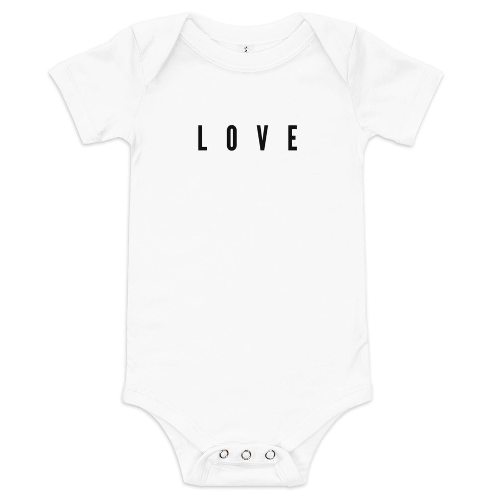 Love - Baby Bodysuit - lilaloop - Baby Bodysuit