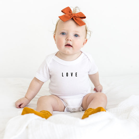 Love - Baby Bodysuit - lilaloop - Baby Bodysuit