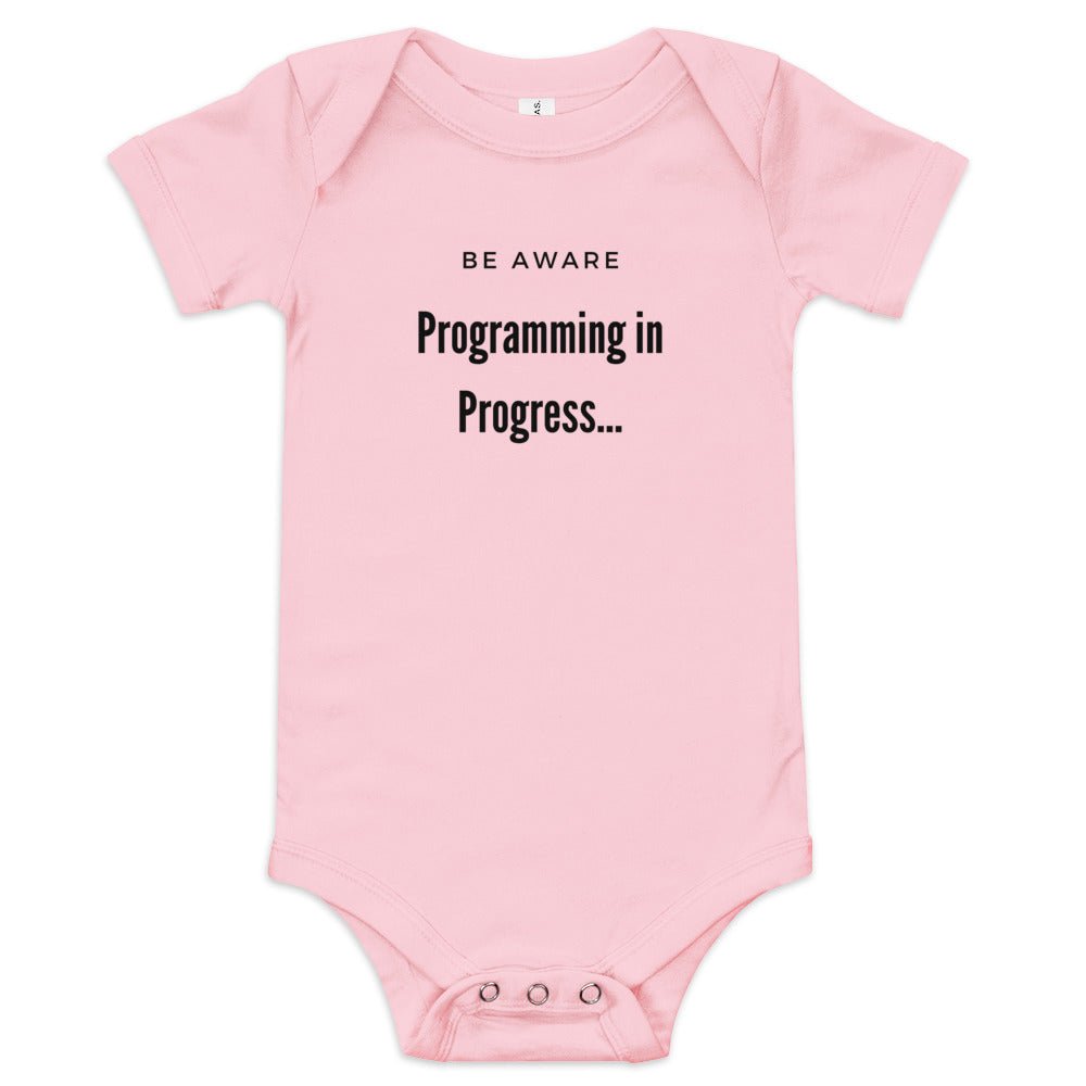 Programming in Progress - Baby Bodysuit - lilaloop - Baby Bodysuit