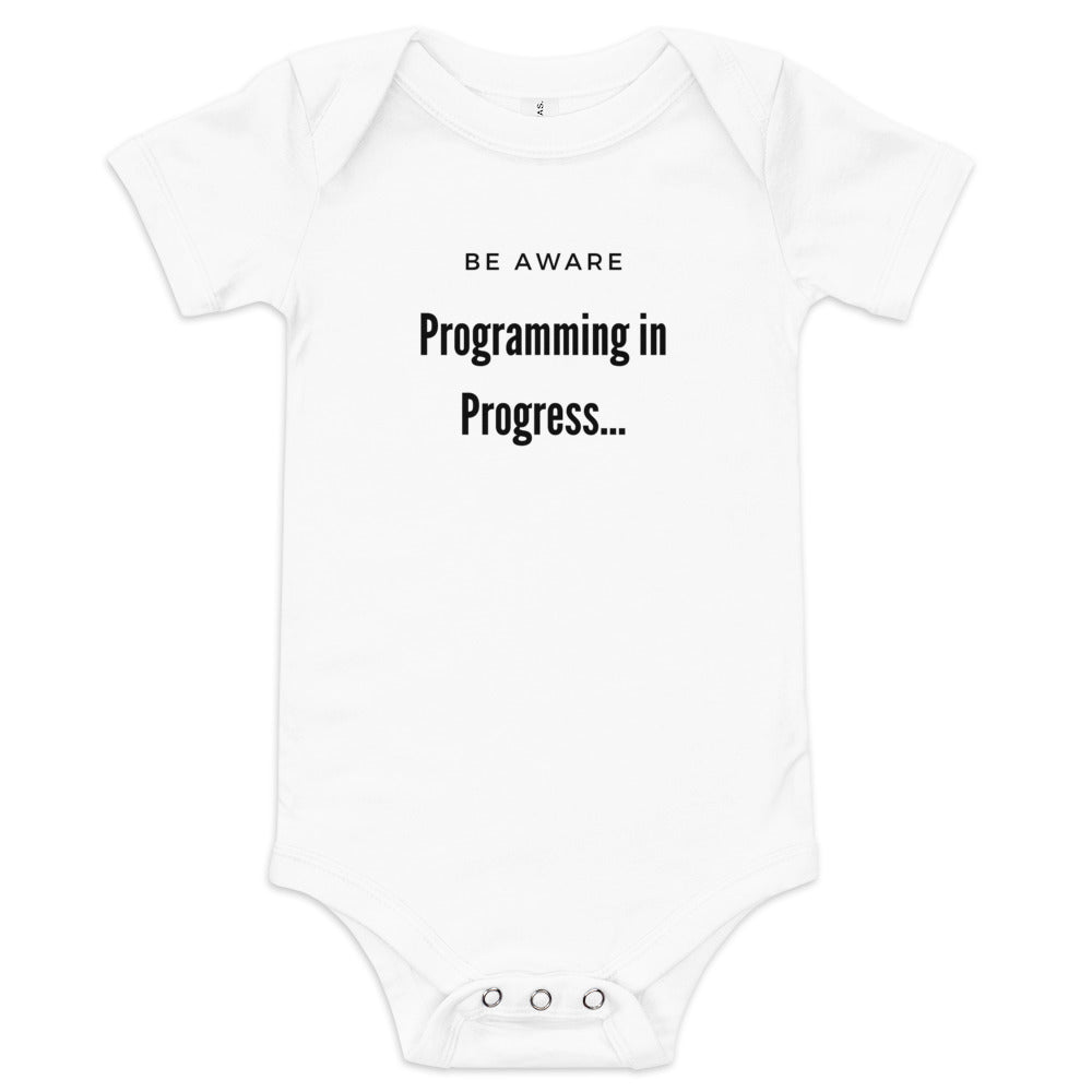 Programming in Progress - Baby Bodysuit - lilaloop - Baby Bodysuit